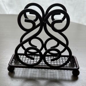 Scroll Collection Steel Napkin Holder, Bronze